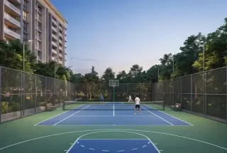 Multipurpose Sports Court at Shree Sai Vana Veda