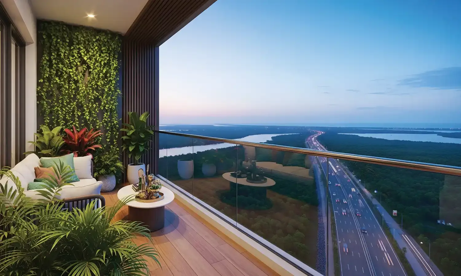 balcony view