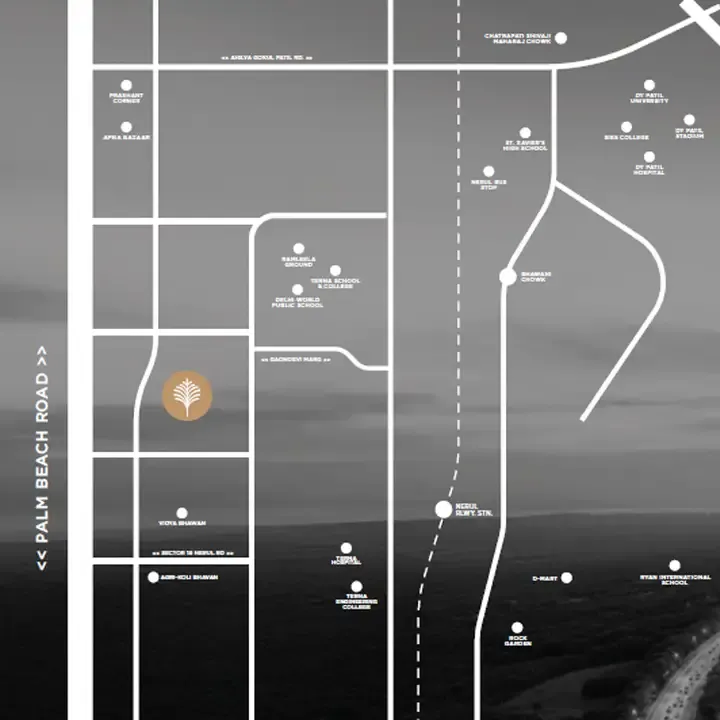 Shree Sai Vana Veda location map, Nerul